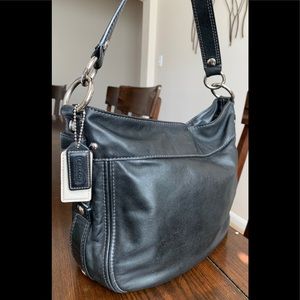 Coach Purses Handbag Black Leathers